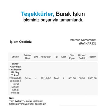 Biletix İle Zamanında Gidemediğimiz Gösteri Kabusu