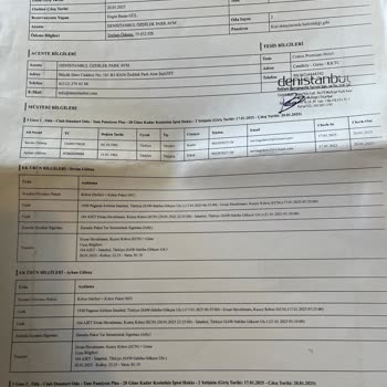 Eksik Transfer Hizmeti Ve Yetersiz Bilgilendirme