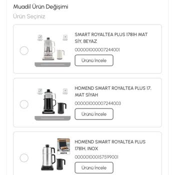 Homend Çay Makinesi Değişim Süreci Sorunu