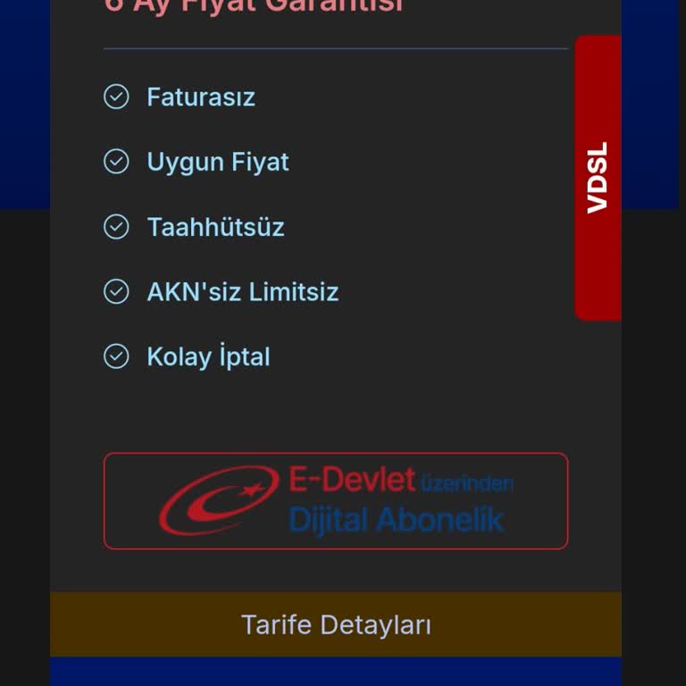 Fiyat Garantisi Verilmeyen İnternet Hizmeti