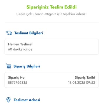 Eksik Ürün Ve Gecikmeli Teslimat Sorunu