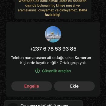 Bilinmeyen Numaralardan Gelen Mesajlar Ve Aramalar