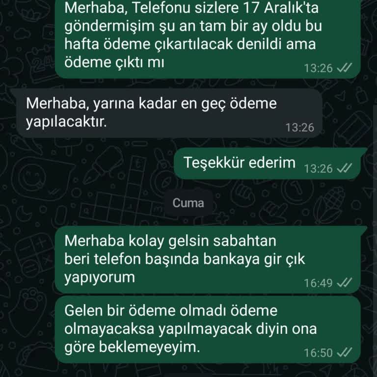 Kaskolu Telefon İçin Ödeme Bekleyişi