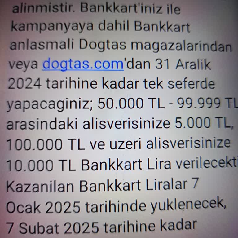 Mobilya Alışverişinde Bankkart Lira Sorunu