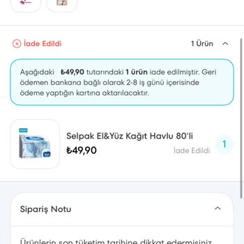 Deforme Ürün Ve Geciken İade Süreci