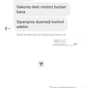 Sipariş Onayı Ve İletişim Sorunu