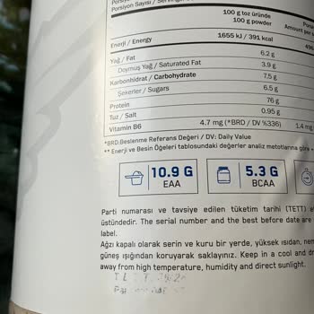 Whey Protein Tozunda Belirsiz Son Tüketim Tarihleri