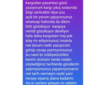 Yanıltıcı Sipariş Süreci Ve İade Sorunu