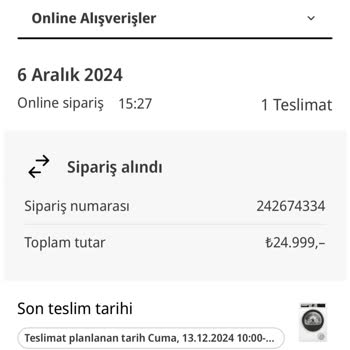 Stokta Olmayan Ürün Ve Teslimat Sorunu