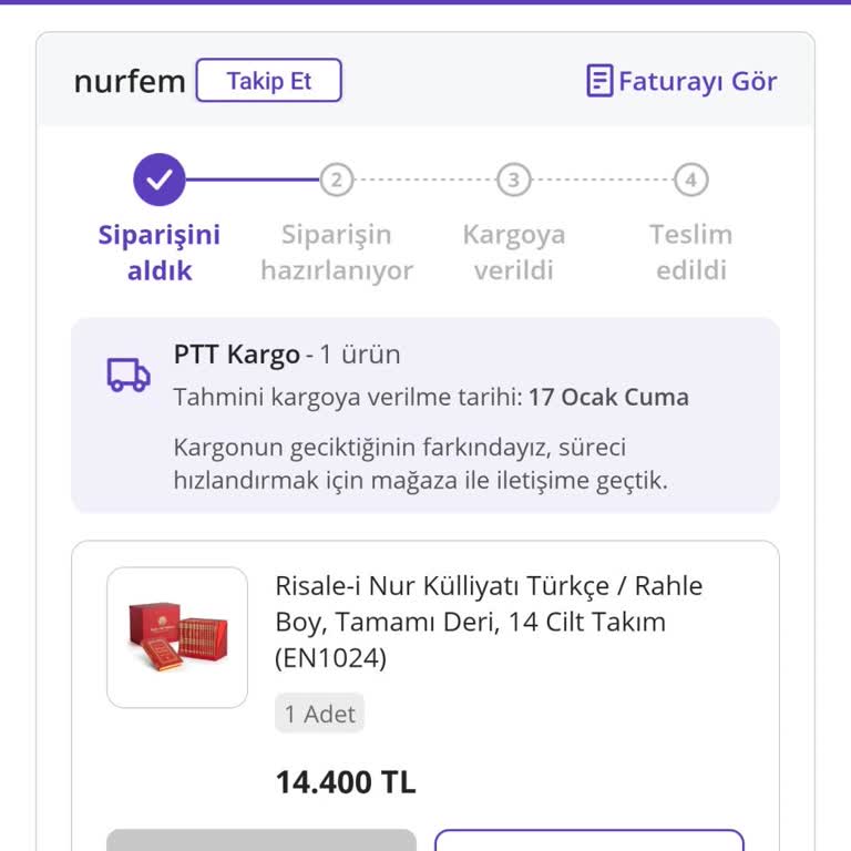 N11 Nurfem Satıcısıyla Yaşanan Sorunlar
