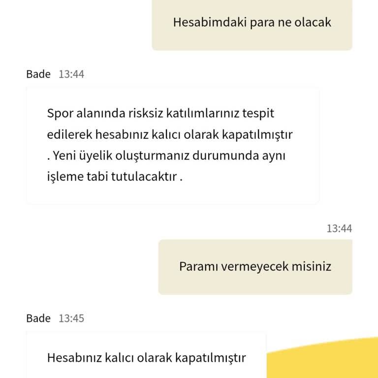 Kazanç Sağladım, Hesabım Kapatıldı