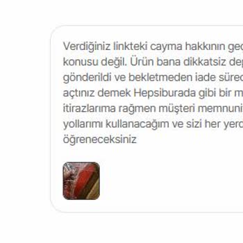 Hepsiburada'dan Aldığım Ürün İade Sürecinde Hayal Kırıklığı
