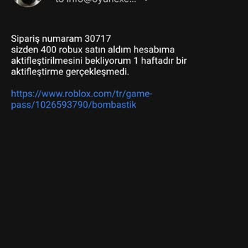 Robux Aktarımı Sorunu Ve Destek Eksikliği