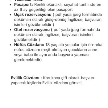 Vize Başvurusunda Eksik Bilgilendirme Ve Sorumluluk Reddi