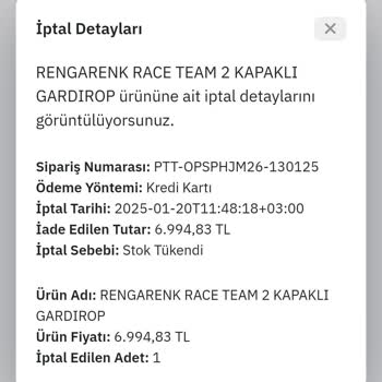 İptal Edilen Sipariş Ve Kaybedilen Fırsatlar