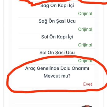 Ekspertiz Raporunda Tutarsızlık Ve Yanıltıcı Bilgiler