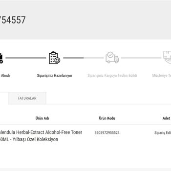 Kiehls Siparişlerinde Deneme Boy Ürün Sorunu