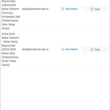 Yanıltıcı Bilgilendirme İle Yatay Geçişte Hayal Kırıklığı
