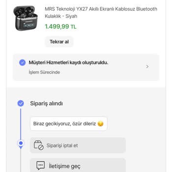 Hepsiburada Siparişimde Gecikme Ve Yetersiz Çözüm