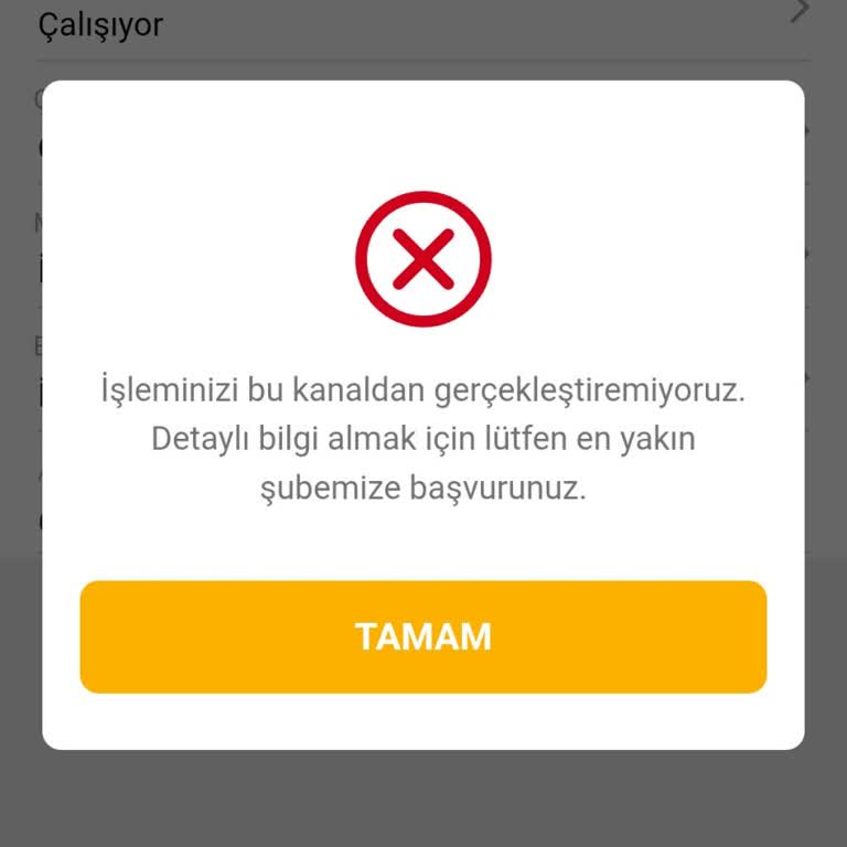 VakıfBank Mobil Uygulamada Kredi Başvuru Sorunu