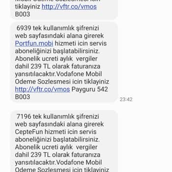 Vodafone Pay Haksız Abonelik Ve Ücret Kesintisi Mağduriyeti