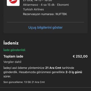 Uçak Biletinde Kesinti Şoku