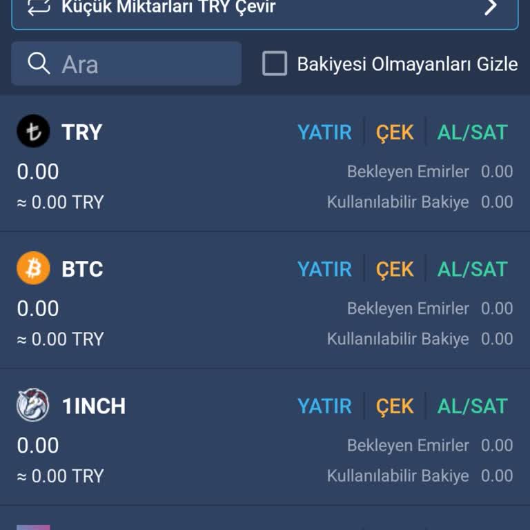 Bitexen'de Hesapta Bulunan Paranın Buharlaştırılması