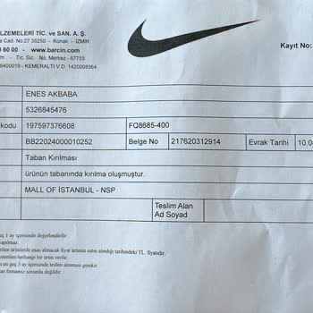 Pahalı Kramponun Kısa Sürede Arızalanması