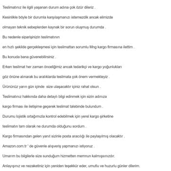 Amazon'un Teslimat Sorunu Ve Müşteri Hizmetleri İle Yaşanan Hayal Kırıklığı