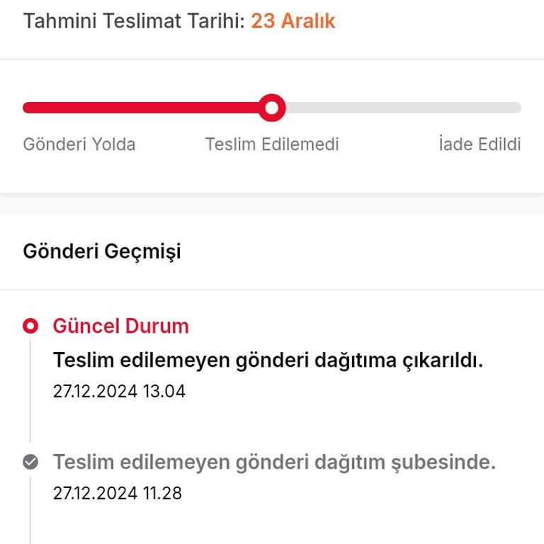 Aras Kargo'da 1,5 Aydır Bekleyen Gönderi Sorunu