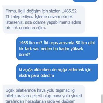 Uçak Bileti İptal Ve Değişiklikte Fahiş Ücret Politikası