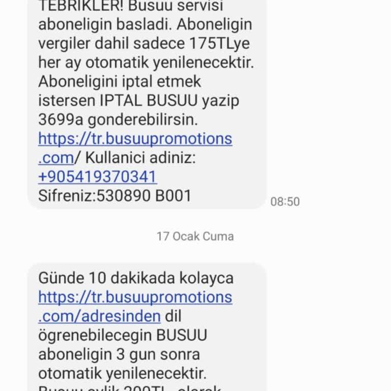 İzinsiz Abonelik Ve Haksız Fatura Ücreti