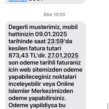 Yanlış Cayma Bedeli Bilgilendirmesi Ve Fatura Şoku