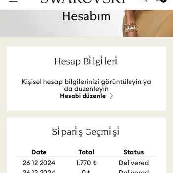 Swarovski İade Sürecinde Mağduriyet