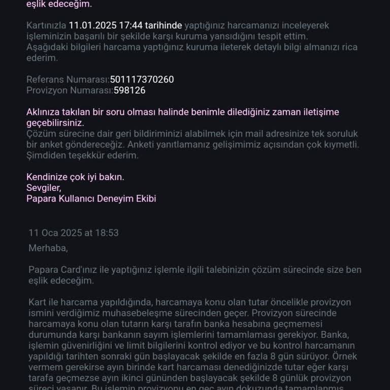İade Edilmeyen Ödeme Sorunu