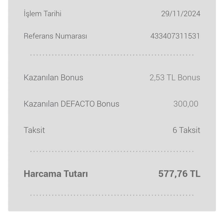 DeFacto Bonus Puanlarının Kullanılamaması Sorunu