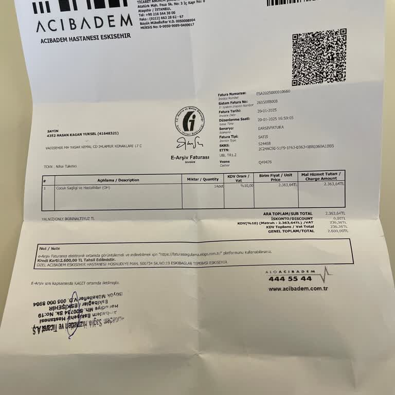 Bebek Muayenesinde Ücret Şoku