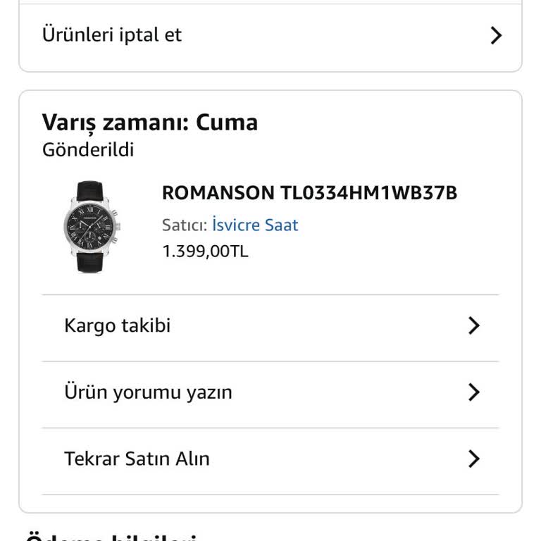 Stokta Olmayan Ürün İçin Ödeme Alındı