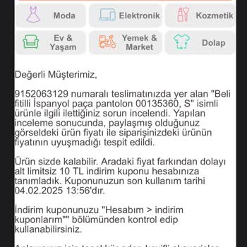 Trendyol'da Fiyat Farkı Ve İlgisizlik