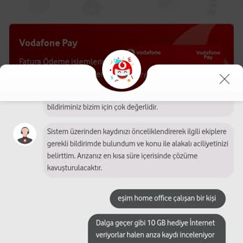 Vodafone İnternet Sinyal Sorunu Ve Yetersiz Müşteri Hizmetleri