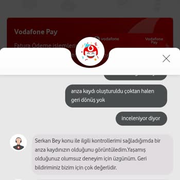 Vodafone İnternet Sinyal Sorunu Ve Yetersiz Müşteri Hizmetleri