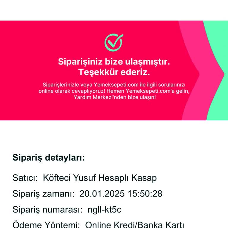 1 Saat Bekleyip İptal Edilen Siparişin Hayal Kırıklığı
