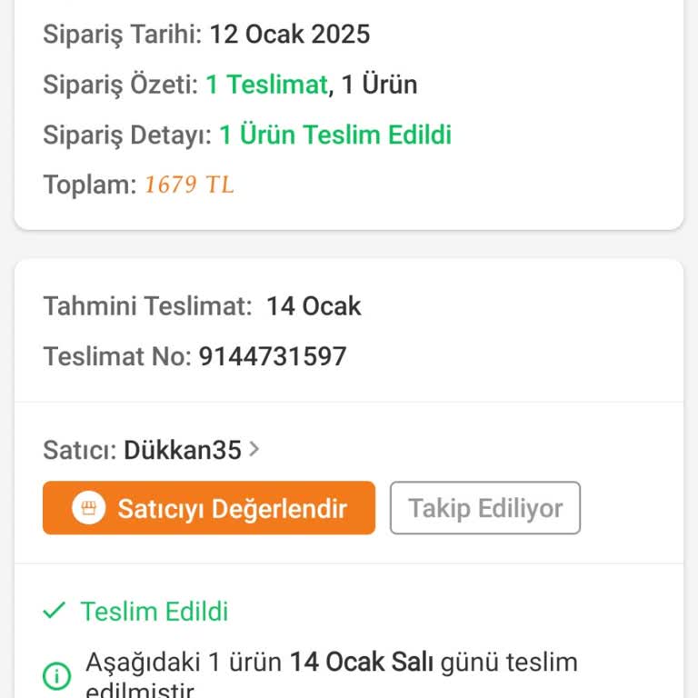 Trendyol'dan Aldığım Ürün İade Sorunu