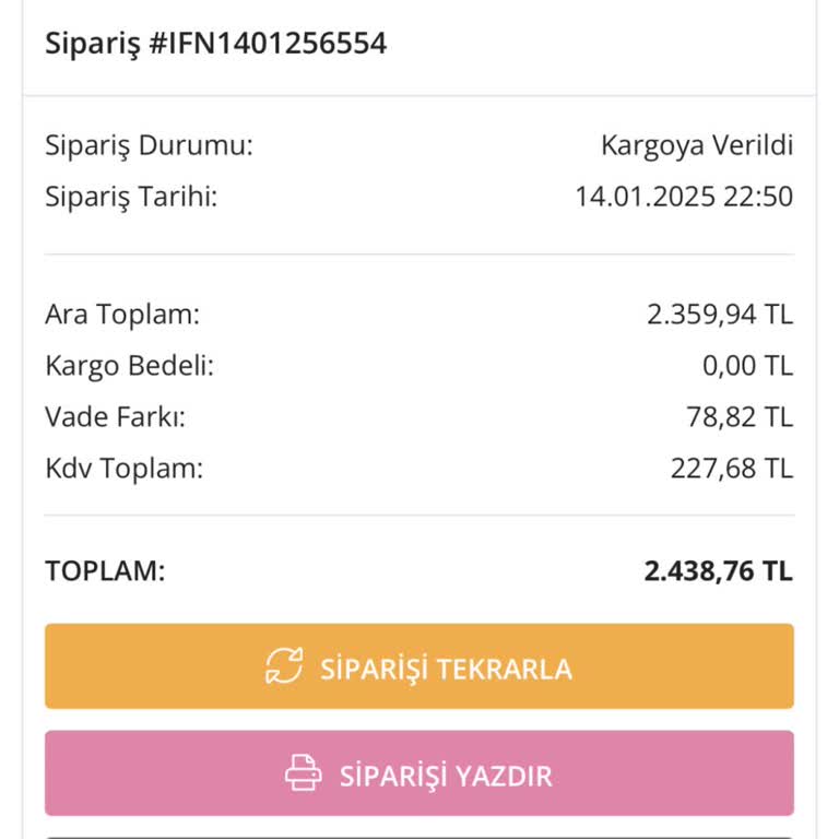 iFondi Teslim Edilmeyen Sipariş Ve İletişim Sorunları