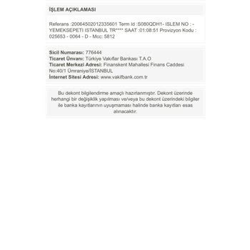 Yemeksepeti Hesabımdan İzinsiz Sipariş