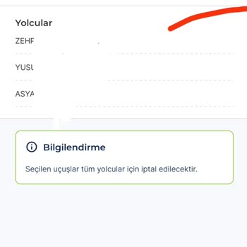Bilet İptal Ve Değişim Sorunu
