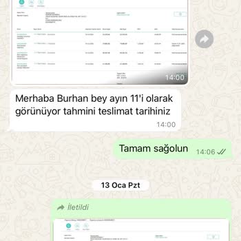 Teslim Edilmeyen Sipariş Sorunu