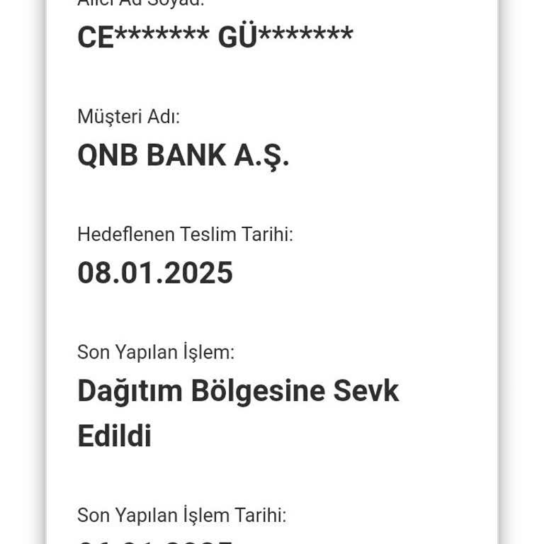 Kredi Kartı Teslimatında Sürekli Gecikme Sorunu