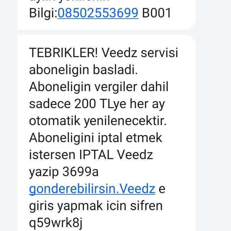 İzinsiz Başlatılan Abonelik Sorunu