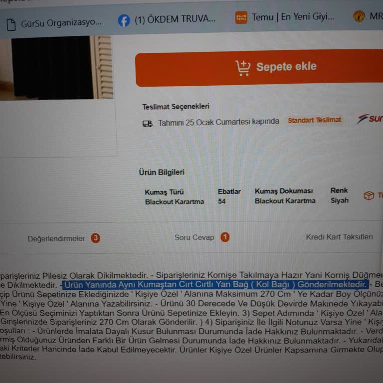 Hepsiburada Eksik Gönderilen Ürün Aksesuarları Ve İlgisiz Satıcı!